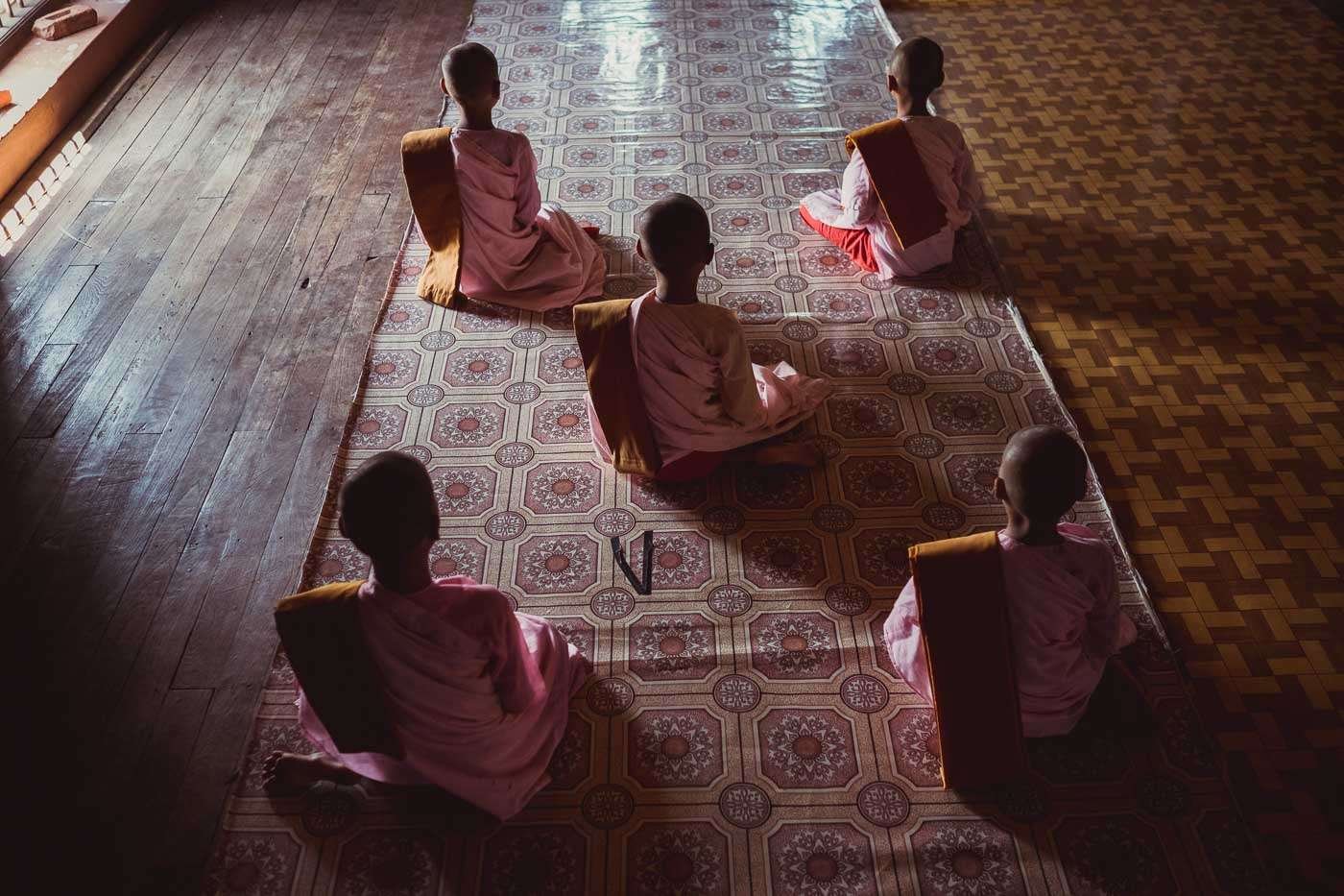 Burma photography tour: monastery section