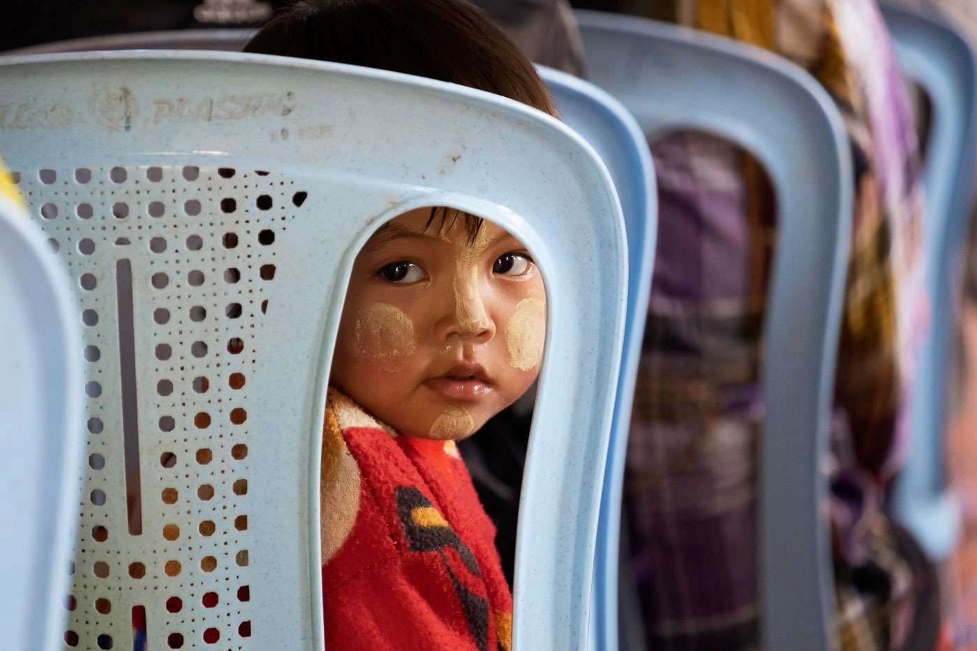 myanmar photo tours - chin state - photo of congregation member