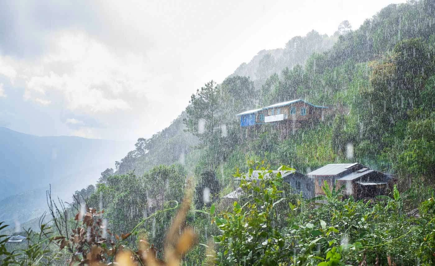 myanmar photo tours - chin state - photo of Chin village in mountains