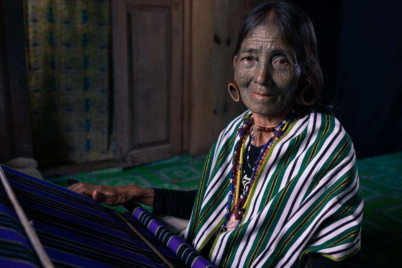 myanmar photo tours - chin state - photo of tribeswoman