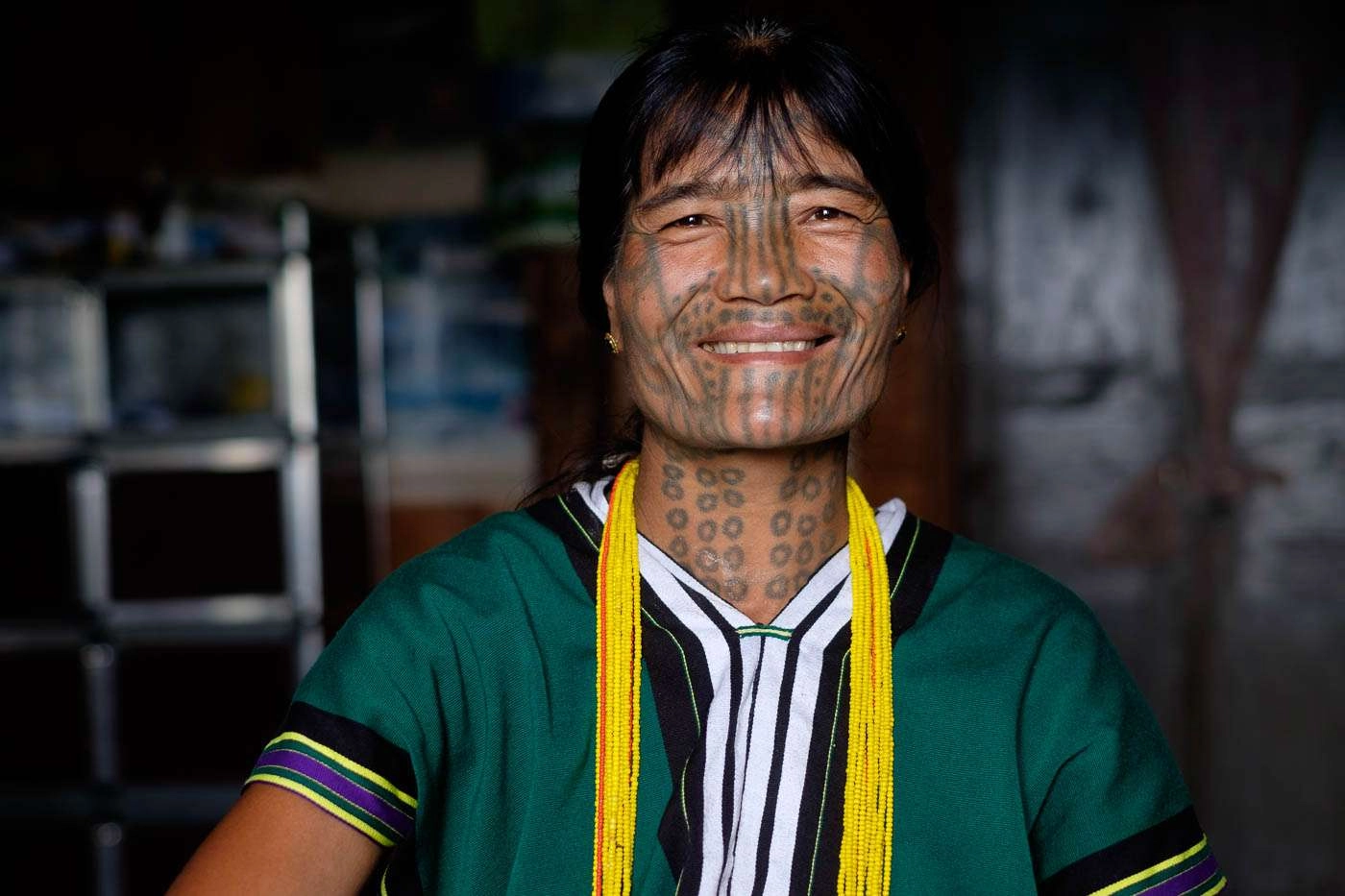 myanmar photo tours - chin state - photo of tribeswoman