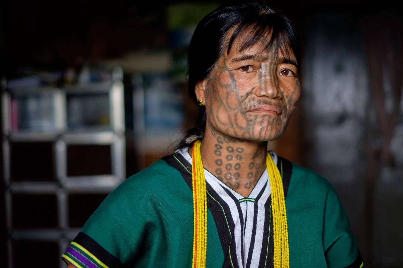 myanmar photo tours - chin state - photo of tribeswoman