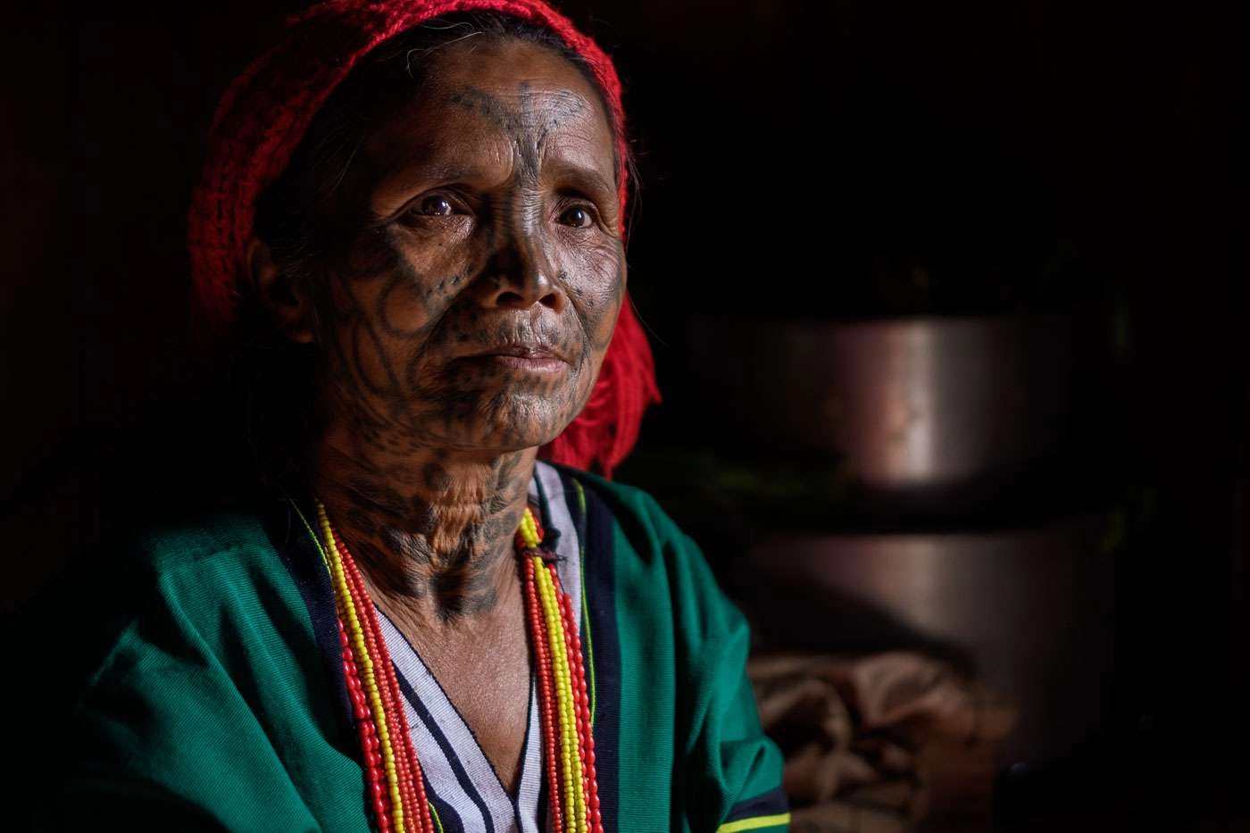 myanmar photo tours - chin state - photo of tribeswoman