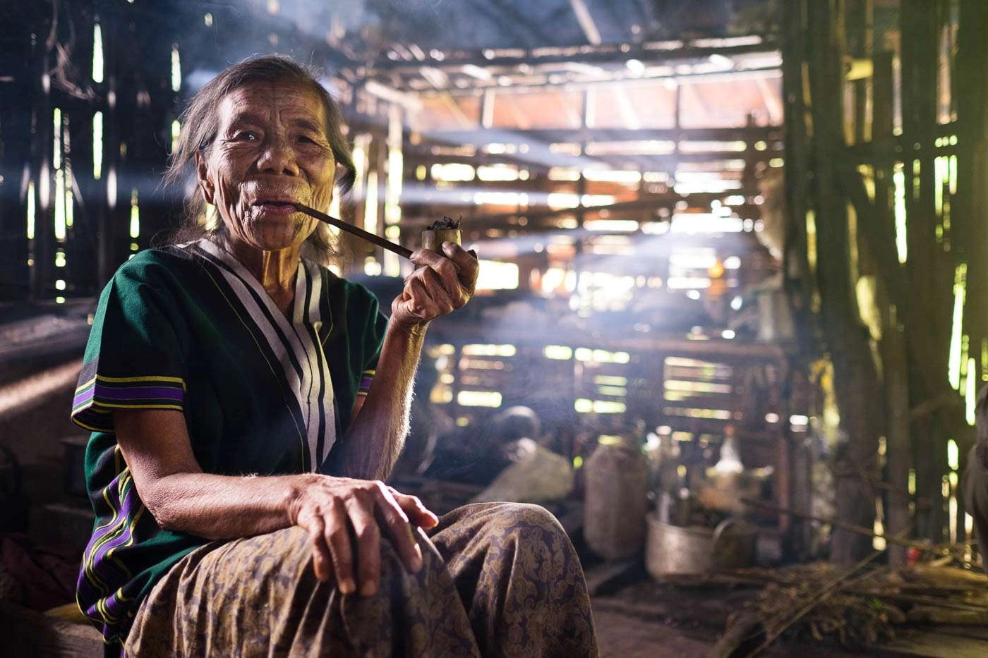 myanmar photo tours - chin state - photo of tribeswoman